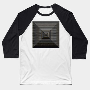 Sacred Geometry 3D Watercolor Pyramid Architecture Baseball T-Shirt